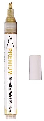 FGDTREE Metallic Markers Point for Rock Painting Card Making Scrapbooking Photo Album Perfect for Dark Surfaces Metallic Marker Pens