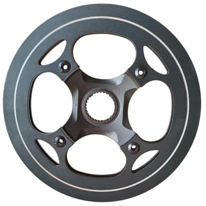 CHAOZHU BF 8fun 38T 44T E-Bike-Kettenblatt für BAFANG M200, M300, M400 und G330-Motoren, Kettenblatt aus Aluminiumlegierung