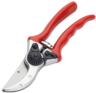 Spear & Jackson 6659BS Robuste Bypass-Gartenschere, Rot / Silber