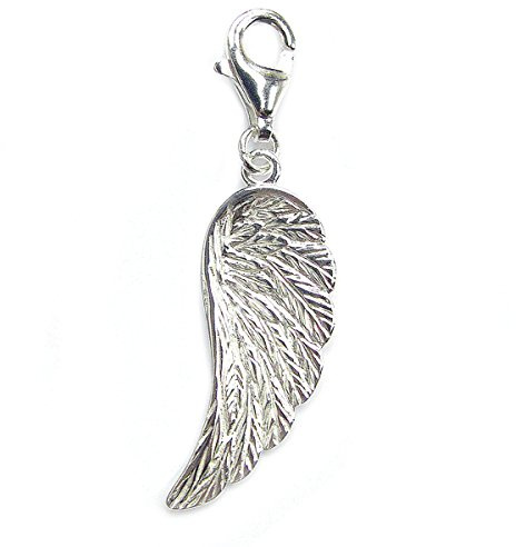 Queenberry sterling silver ängel vinge europeisk stil lås berlock