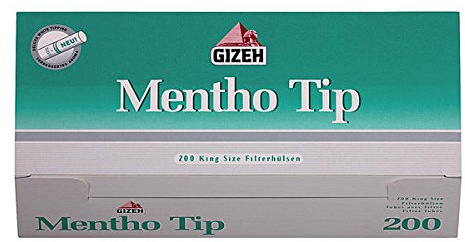 Gizeh Menthol Hülsen 10000 Stück Filterhülsen Filter Tubes