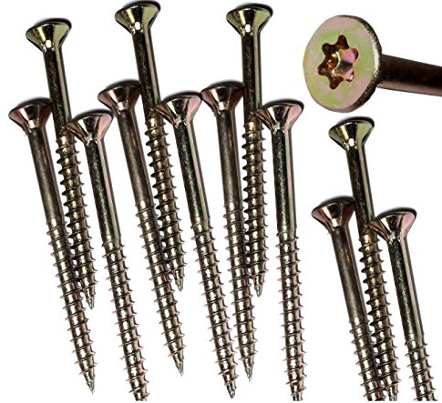 Torx Spanplattenschrauben 4,0 x 55 mm, Dresselhaus JD79, I-Stern, 500 Stk/Paket