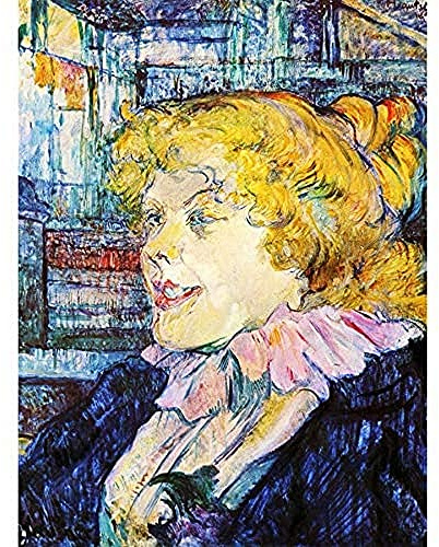 Fine Art Prints Toulouse-Lautrec Portrait Miss Dolly Star Toile Impression sur Toile de Qualité Supérieure