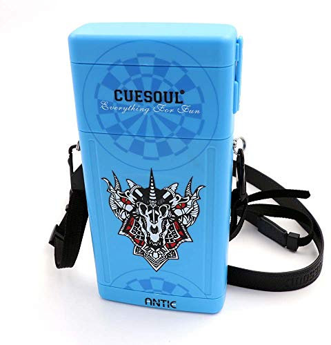 CUESOUL Darttasche Light Blue Demon