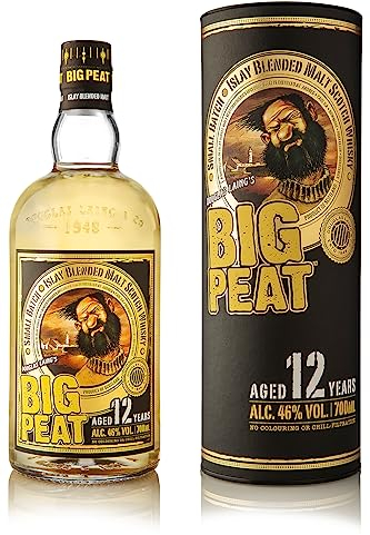 Douglas Laing BIG PEAT 12 Years Old Islay Blended Malt Scotch Whisky in Gift Box 46% 70cl
