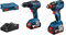 Bosch Professional 18V System Avvitatore a Massa Battente Batteria Gdx 18V-200 e Trapano-Avvitatore a Batteria Gsr 18V-55 (Incl. 2 Batterie 4.0 Ah Gba 18V, Caricabatteria Rapido Gal 18V-40, L-Case)