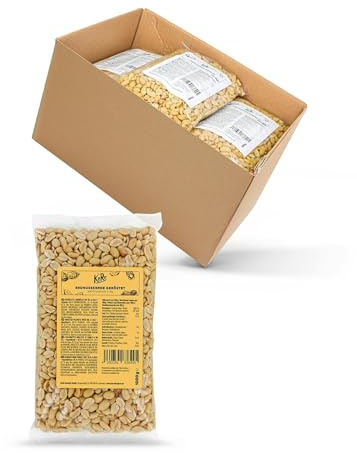KoRo - Geröstete Erdnusskerne mit Salz und Öl 1 kg - Snack-Klassiker - Proteinquelle - Hoher Ballaststoffgehalt