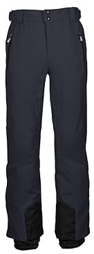 Killtec Ksw 80 MN Ski Pnts Pantalones de esquí con protección en los Bordes y paranieves, Negro Azul, Medium para Hombre