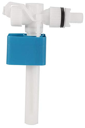 Pro Side Entry Inlet Valve with Stable Water Outlet, Universal ABS Toilet Cistern Flush Parts Toilet Cistern Parts Replacement Suitable for Most Toilets (4 Points Plastic Pipe