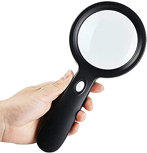 TAISK Lupe Leselupe Beleuchtungslupe, Lupe Vergrößerungsglas für Hobbys Leselupe