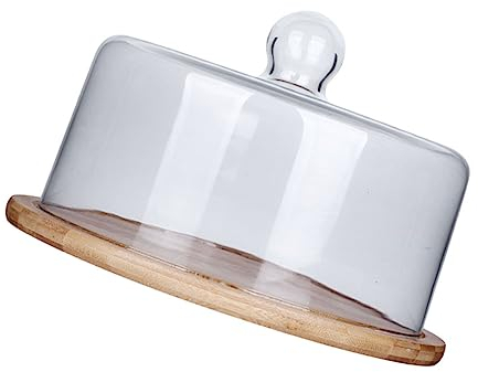 VINTORKY Cake Display Dome Lid Cake Protective Hood Dessert Cover Cover Glass Tray
