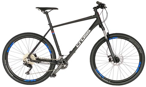 Airtracks 27,5 Zoll Mountainbike Herren MTB Fahrrad Hardtail Fusion X Shimano 2x10 Deore RD-M46100 SGS - ROCKSHOX Judy - Rahmenhöhen 46, 50 und 54 - (46cm (Körpergröße 165-175cm))