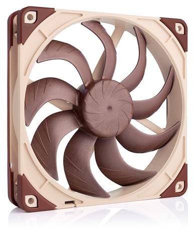 Noctua NF-A14x25 G2 LS-PWM, Ventola per PC Silenziosa di Qualità Premium da 140 mm, 4-Pin (Marrone)