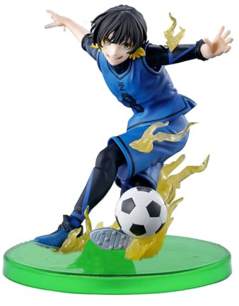 Xinchangda, statuetta di Bachira Meguru in posizione di calcio del manga BLUE LOCK, da collezione, decorazione per desktop, regalo per i fan, 12 cm