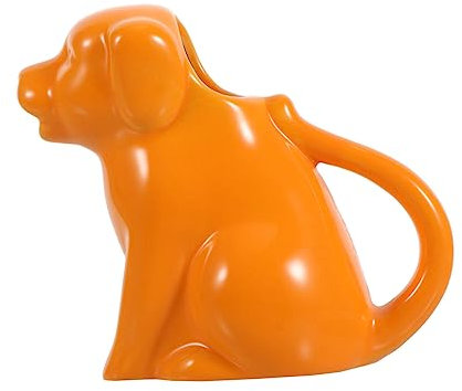 Amosfun Mini Sauce Jug and Ceramic Milk Can 40ml Handle Small Milk Jar for Kitchen Coffee Sauce Container Random Color