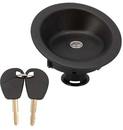 Bouchons réservoir Carburant pour Citroën pour Berlingo 1996-2008 1508J5 Couvercle Réservoir Carburant avec Filtre Huile Et 2 Clés Bouchon Remplissage Carburant