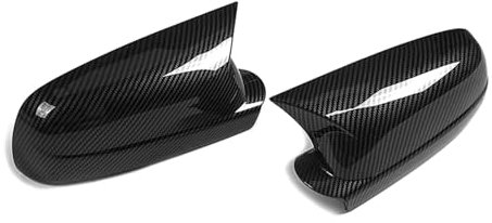 Abdeckungen Seitenspiegel Für VW Für Golf MK4 GTI R 1997-2004 Auto Flügel Seite Spiegel Abdeckung Rückspiegel Kappen Horn Stil Externe Dekor Teile Rückspiegel Abdeckung(Carbon Look)