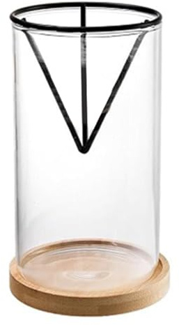 Gungtj Kit de Culture d'avocat, Vase de démarrage en Bois, kit de Propagation d'avocat, Vase de Culture de germes d'avocat, Pot de Propagation de en Verre, kit de démarrage de Culture