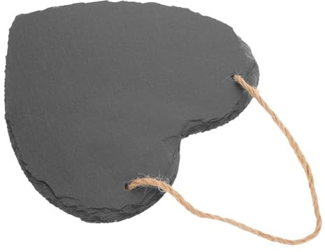 MOBUTOFU Étiquettes De Plantes Ardoise Naturelle Plaques Décoratives Pour Jardinage Et Identifications Dimensions Cœur Accessoires Pratiques Pour Fleurs Et Succulentes