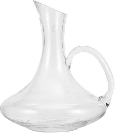 KICHOUSE Carafe à Vin Rouge 1500ml Distributeur De Vin Transparent Avec Bec Verseur Poignée Pratique Solide Usage Maison Bar Restaurant