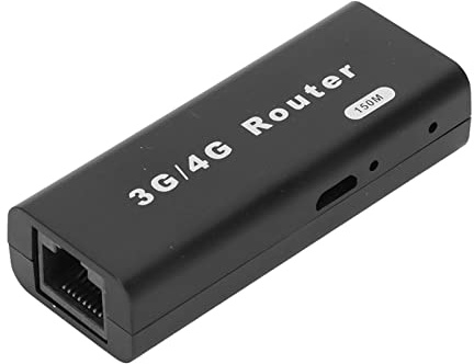 Fockety USB Wireless Router, USB 3G -Modem 150Mbit / S Automatische Erkenung Plug and Play RJ45 WiFi Router Tragbar 802B G N Standard ABS Kunstoff Stabil Langlebig WLAN Hotspot