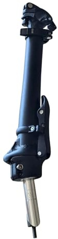 Oxtxuzdm Attacco telescopico leggero per bicicletta, installazione rapida, sistemi di bloccaggio stabili, leghe di alluminio, bici pieghevole regolabile