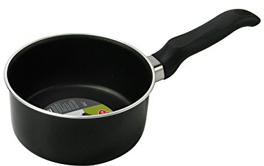 Ballarini Firenze Casseruola 1 Manico, Alluminio, Nero, 14 cm