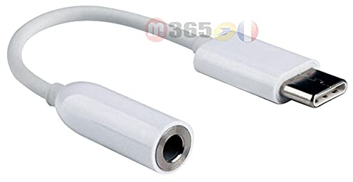 m365 Cable Adaptateur USB Type C Male vers Jack 3.5MM Audio Femelle