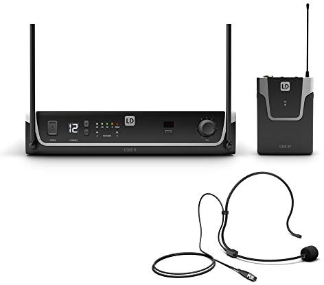 LD Systems U305 BPH - Sistema inalámbrico con petaca y micrófono de diadema - 584-608 MHz