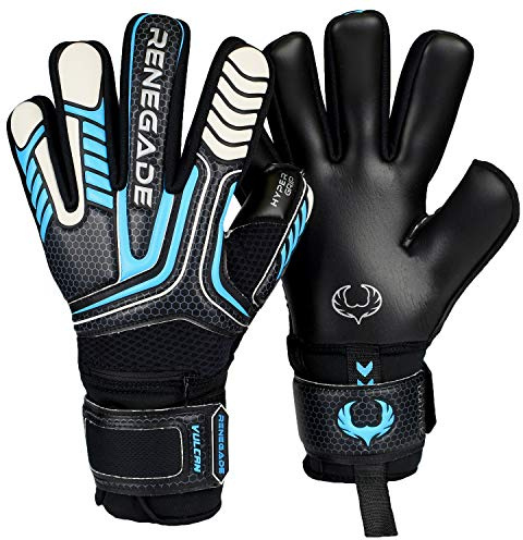 Renegade GK Vulcan Torwarthandschuhe mit Microbe-Guard (Größen 6-11, 4 Stile, Stufe 3) Pro-Tek Fingerschutz & 3.5+3MM Hyper Grip | Ausgezeichneter Griff und Schutz | Erwachsene, Jugend, Kinder