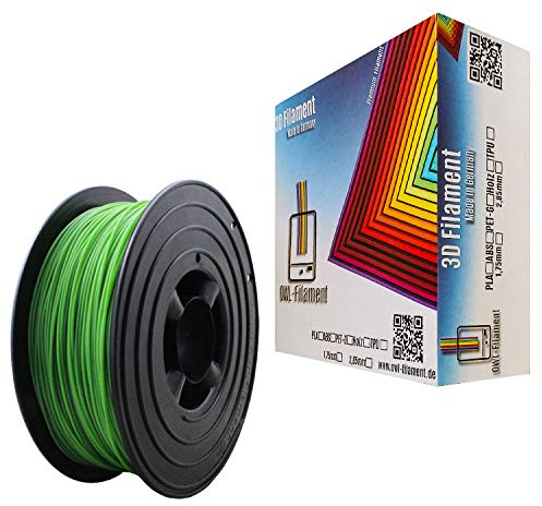 OWL-Filament 3D-Drucker PLA 1,75mm 1kg Spule Rolle (Gras Grün)