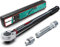 Aurlloct 1/2 Inch Drive Click Torque Wrench 28-210 Nm Black