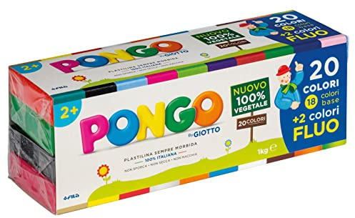 Giotto Pongo 1Kg 20 Col Ass 18+2