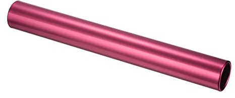 PATIKIL Relay Track Baton, Aluminum Alloy Tube Field Running Race Stick for Outdoor Athletics Sport Game Tool, Red