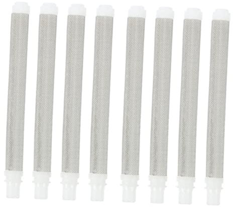 VILLFUL 8stücke Airless Sprayer Feinstfilter Für Lackiergeräte Hochwertige -mesh-Filter Vermeidung Von Verstopfungen Und Verlängerung Pumpenlebensdauer Installieren Reinigen