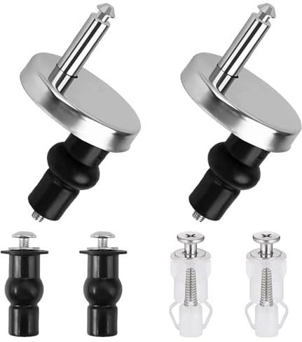 Yqhugbc 6 Stück Schrauben für Toilettensitz, WC-Sitze Klodeckel Edelstahl, Toiletten Sitz Schrauben Zubehör, Scharnier für Toilettendeckel Befestigung, Toiletten Sitz Reparatur Teile