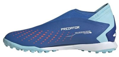 adidas Predator Accuracy.3 Laceless Turf Boots Football Boots Unisex - Adult, Bright Royal FTWR White Bliss Blue, 9.5 UK
