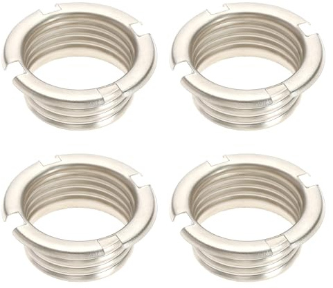 LT Easiyl 4 Anillos para Casquillos de Luz Anillos Roscados de Metal Galvanizado Anillos para Tornillos de 20,8 X 2 Mm Aptos para Casquillos Halógenos G9/GY6.35/GU4/GU5.3