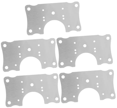 HOMOCONO 5stücke Eckschrankscharnierplatten Für Schranktüren Und Scharniere Reparaturplatten Für Küchenschränke Und Eckschränke Schnelle Und Einfache Montage Für Sichere Befestigung