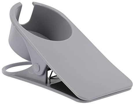 Alipis Soporte De Taza De Escritorio con Clip Resistente para Mesa Soporte Multifuncional Ligero para Copa y Accesorios para Oficina y Hogar Color Gris