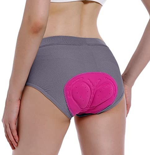 MEETWEE Cykelshorts dam 4D vadderade trosor dam byxor cykelshorts cykel underkläder cyklist mountainbike ridning
