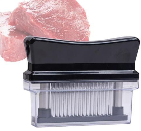 Batticarne durevole in acciaio inox – batticarne pollo e manzo | batticarne ergonomico, accessori da cucina, batticarne in metallo per bistecca e pollo
