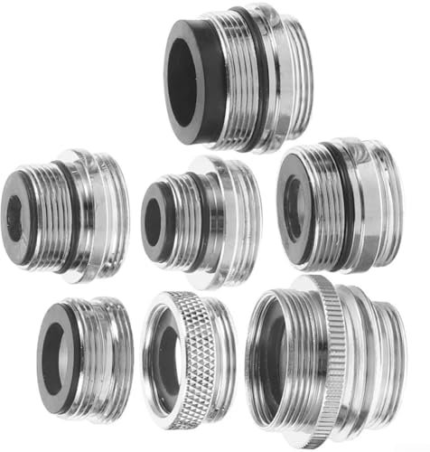 7 Pcs Sink Faucet Attachments Connect Garden Hoses Effortlessly with Assorted Adapters