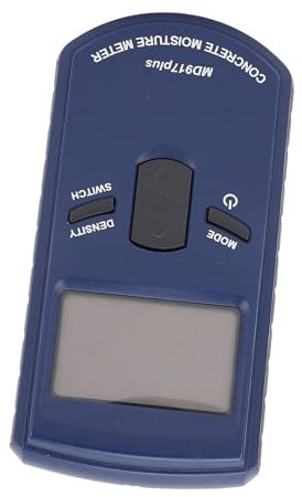Compteur d'humidité, Haute Précision Hygromètre Numérique d'humidité pour Mur en Béton, Technologie des Ondes électromagnétiques HF, 10 Options Disponibles, Matériau ABS,