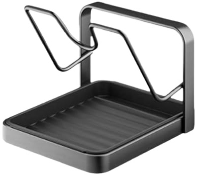 Générique Support De Rangement Pour Couvercles De Casseroles De Cuisine, Porte Couvercle Cuisine, Support Couvercle Casserole, Repose Couvercles Cuisines Pour Cuillère, Spatule, Assiette
