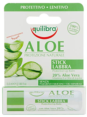 Equilibra Viso Stick Labbra a Base di Aloe Vera, 5.5ml