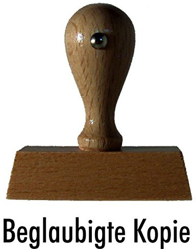 Lagerstempel/Holzstempel beglaubigte Kopie von Kaufhaus2010