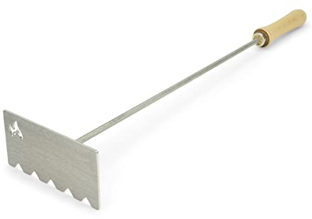 Grillrost.com Das Original Spatole per braci in Acciaio Inox - per caminetti, bracieri e stufe in maiolica