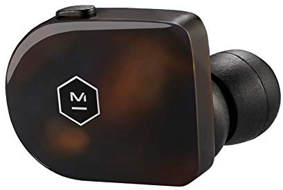 Master and Dynamic MW07 Premium True Wireless Earbuds Bluetooth Earphones Headphones with Charging Case, Tortoise Shell