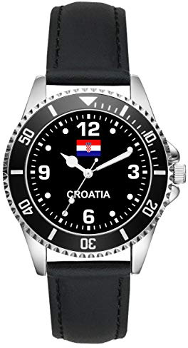 KIESENBERG Kroatien Croatia Kroaten Geschenk Artikel Idee Fan Uhr L-6332